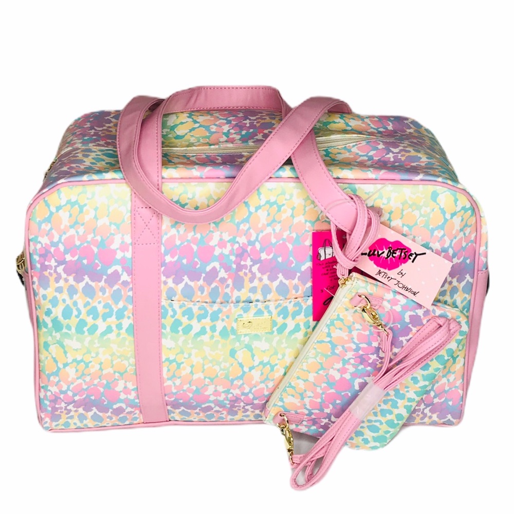 Betsey Johnson Luv Betsey Weekender & Crossbody - Picture 11 of 11
